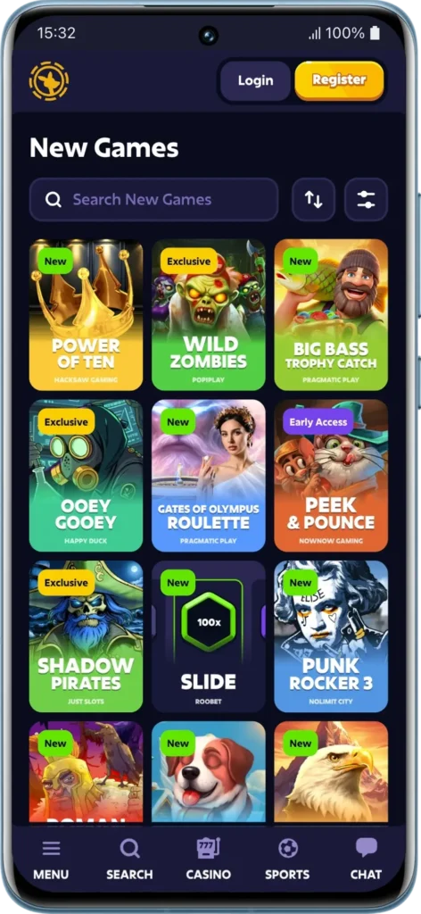 Roobet Apk on Android