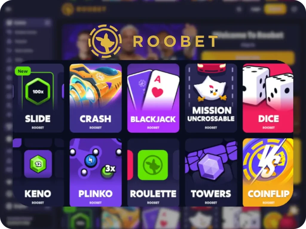 Roobet Crash and original games